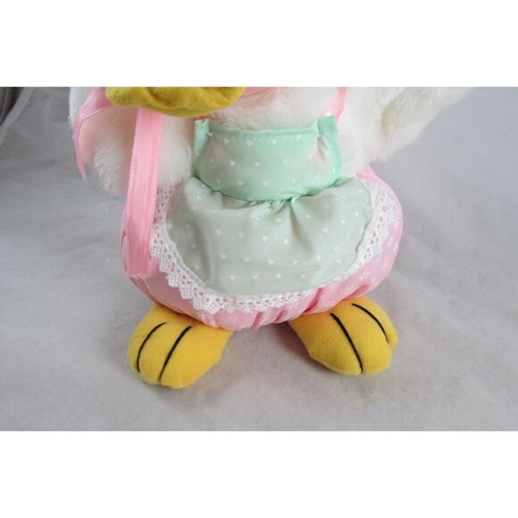 Baby Duck Stuffed Plush Animal 11" Anthropomorphic Duckling Vintage 1980s - Picture 4 of 6